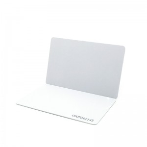Card de plastic RFID alb, imprimabil cu jet de cerneală Tk4100 de calitate excelentă, 125kHz