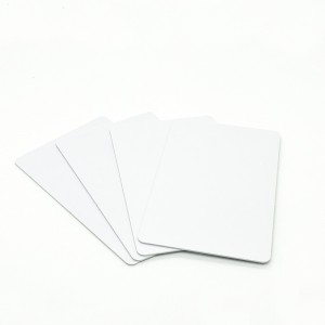 Card de plastic RFID alb, imprimabil cu jet de cerneală Tk4100 de calitate excelentă, 125kHz