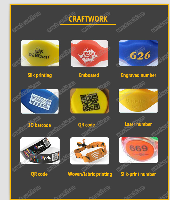 thumbnail image 2 of 100-Pack Red RFID Silicone Wristbands - MIFARE Classic 1K 13.56MHz Waterproof Wristbands For Events & Access Control 2 of 9